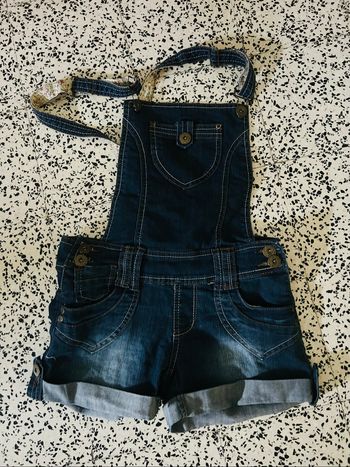 Combi short jean