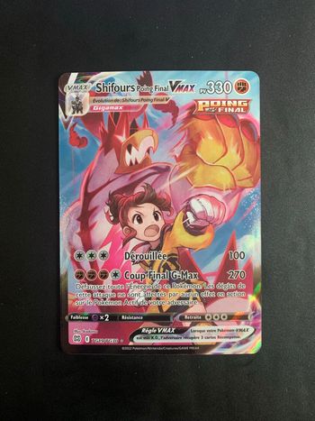 Carte Pokemon Shifours Poing Final Vmax TG Stars Étincelantes
