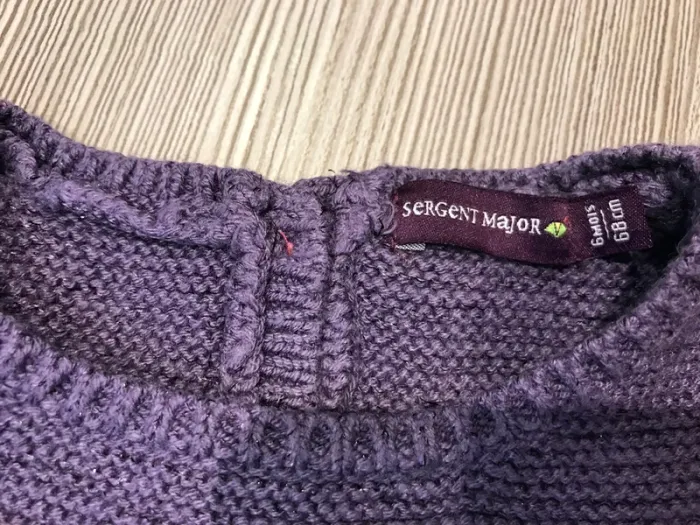 3 pièces Sergent Major violet 6 mois 🌸 - photo numéro 4