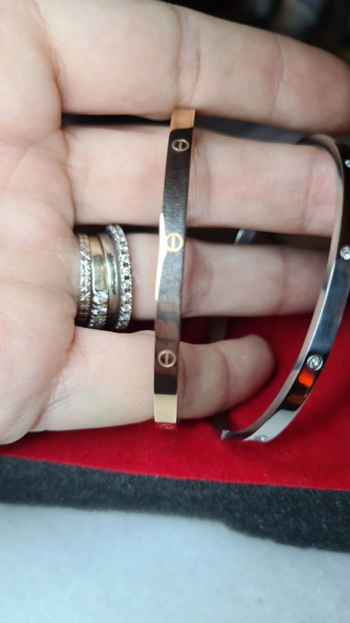 Bracelet acier inoxydable x2 - photo numéro 3
