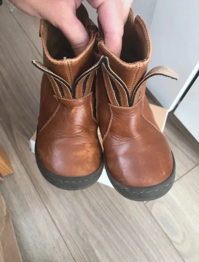 Bottines cuir - photo numéro 3