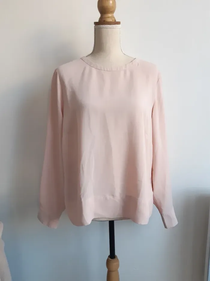 Blouse manches longues rose Autograph T46