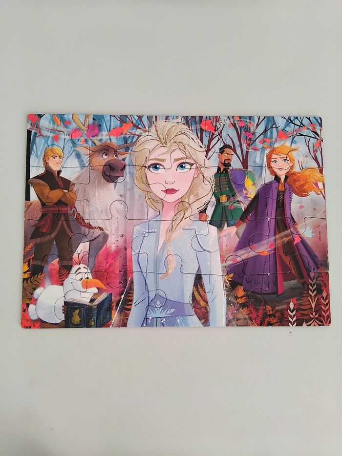 PUZZLES 20 Pièces FROZEN Reine des Neiges II Complets - photo numéro 3