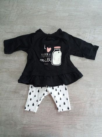 Ensemble taille 1 mois