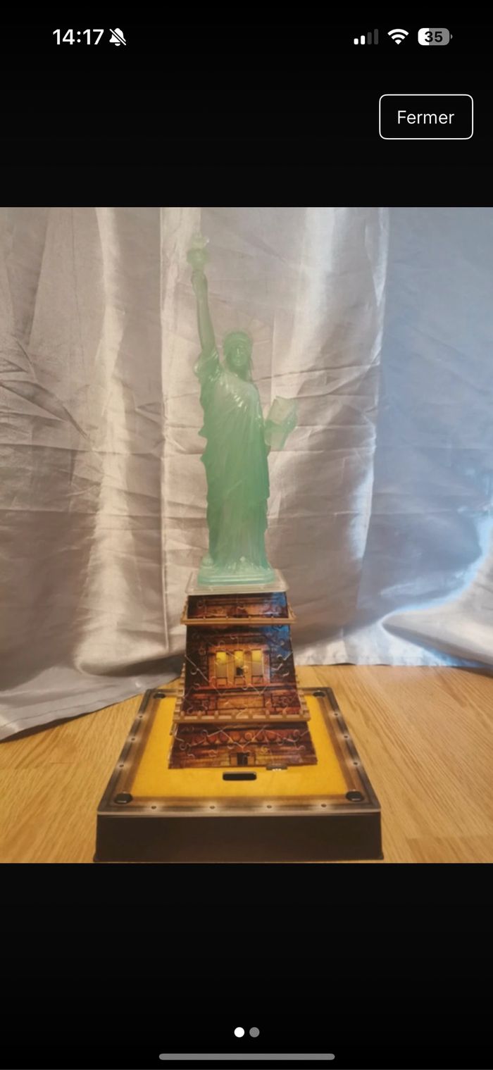 Statue de la liberté puzzle 3D