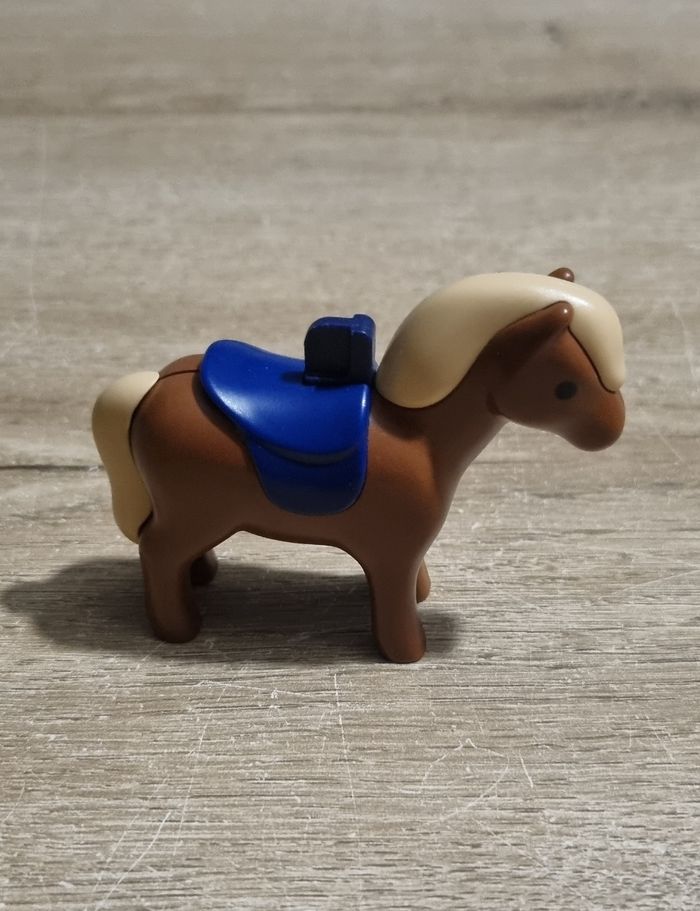 Cheval et enclos Playmobil 1 2 3 - photo numéro 2