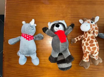 Au choix peluche doudou