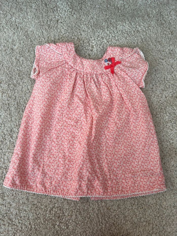 Robe sans manche corail- 6 mois - sergent major