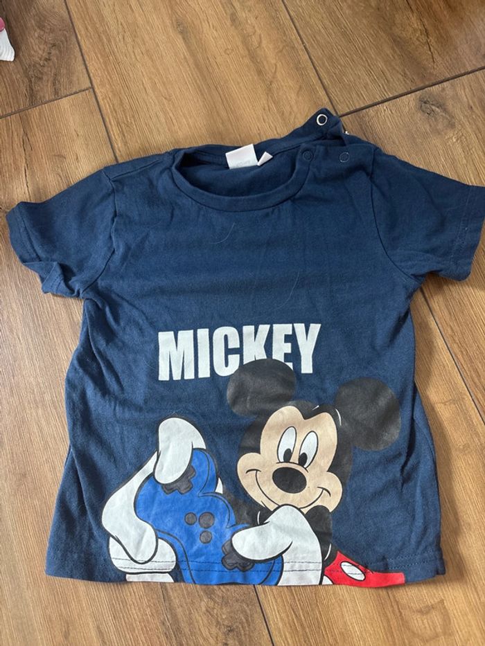 T-shirt mixte Disney Mickey 24 mois