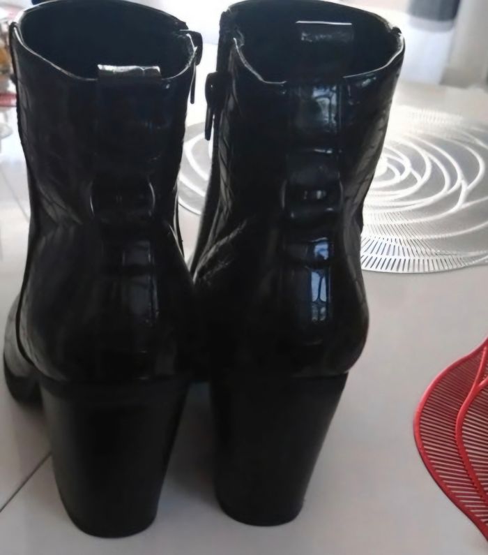 Bottine noir vernis - photo numéro 4