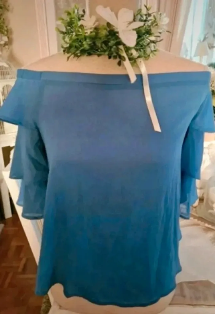 Blouse épaules dénudées New Look Taille 42 Neuve - photo numéro 2