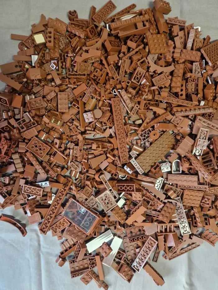 1kg lego vrac marron - photo numéro 4