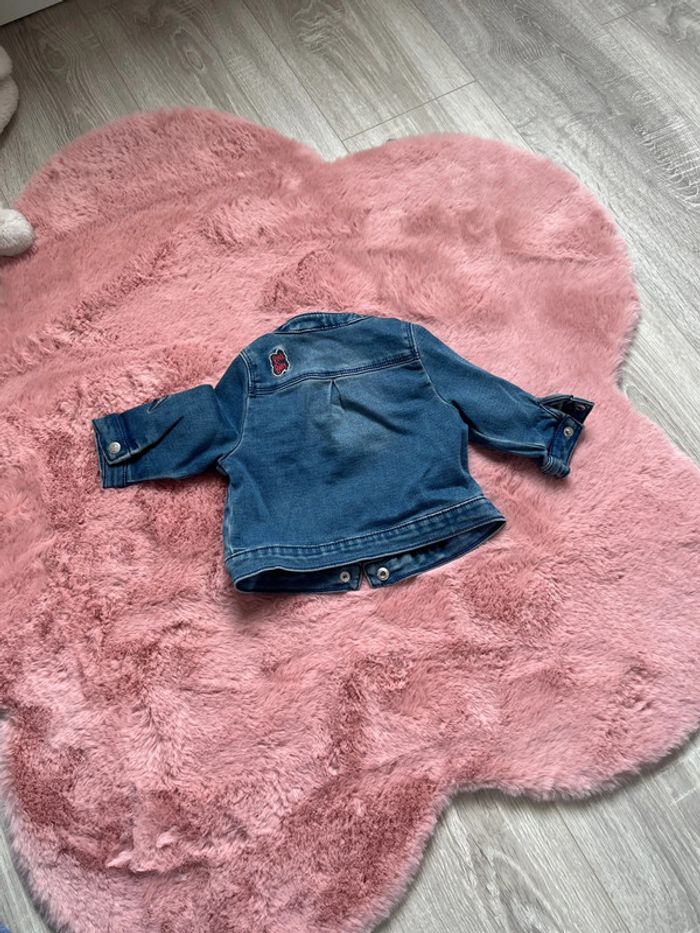 Veste jean 6 mois bébé fille - photo numéro 4