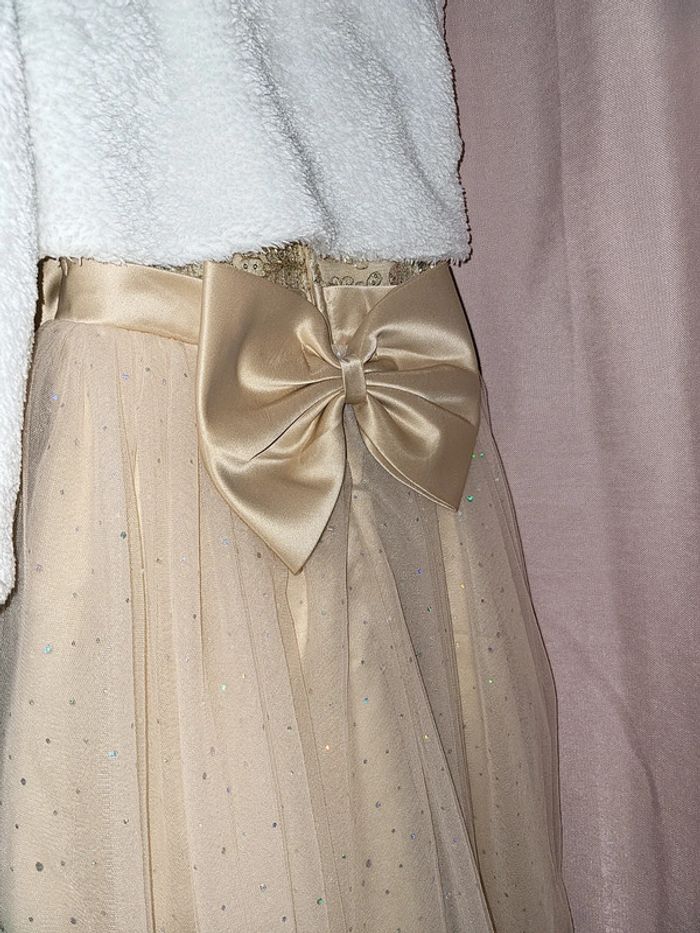 Robe soirée+ boléro + cerceau fille - photo numéro 3