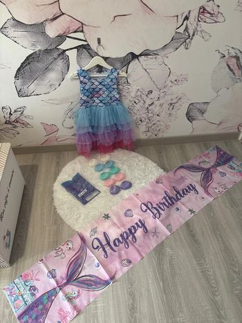 Décoration anniversaire thème sirène