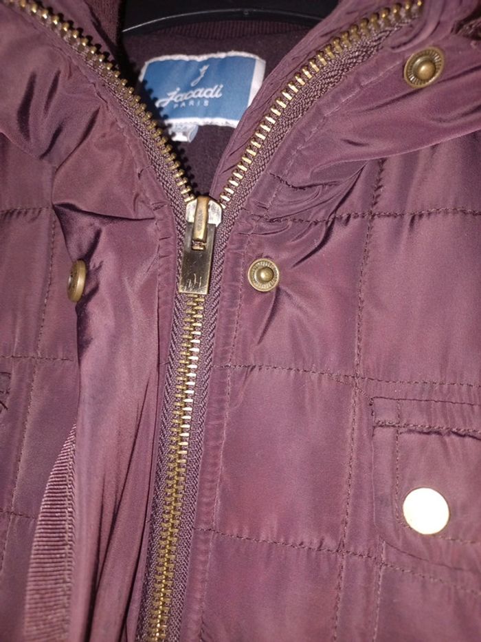 Manteau fille prune - photo numéro 4