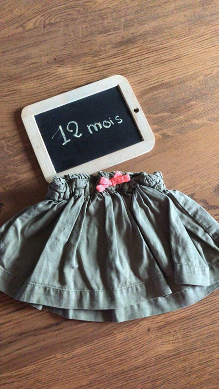 Jupe kaki - 12 mois