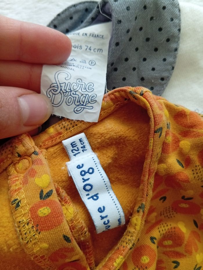 Gros lot de vêtements chauds pour bébé filles de marques 12 mois - photo numéro 5
