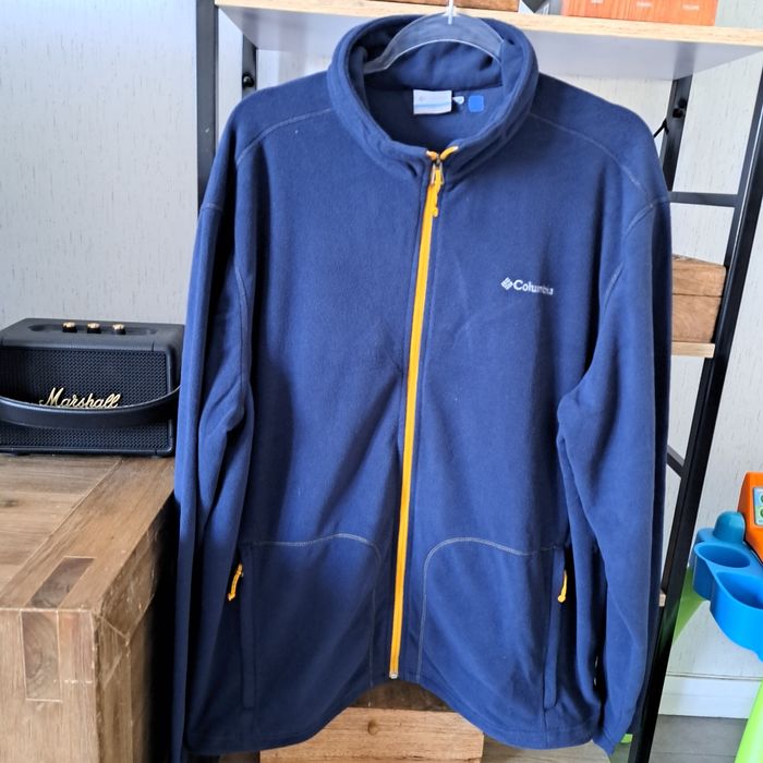 Veste polaire vintage bleu Colombia - photo numéro 2