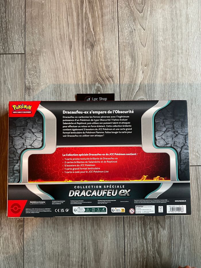 POKÉMON - COFFRET COLLECTION SPECIALE DRACAUFEU EX - FR - NEUF & DÉFAUT SCELLAGE - photo numéro 3