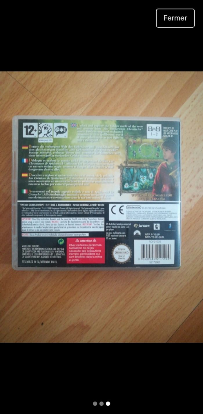 Jeu ds spiderwitch - photo numéro 2