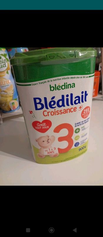 Lots 2 boîtes de lait de croissance 3eme age