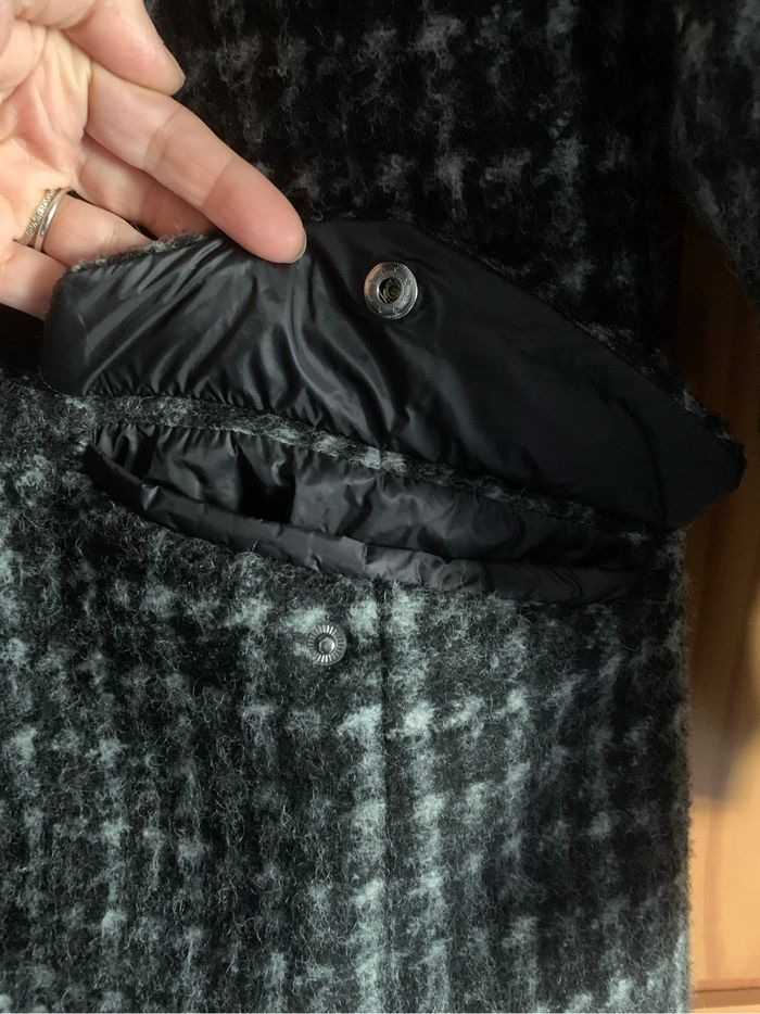 Manteau / duffle-coat Colmar noir et gris - photo numéro 7