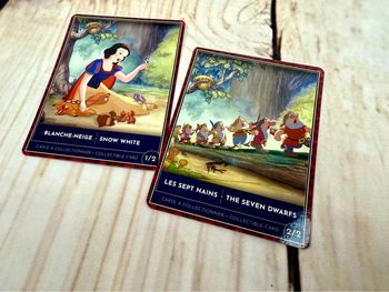 Cartes à collectionner Disneyland Paris - blanche neige et les sept nains