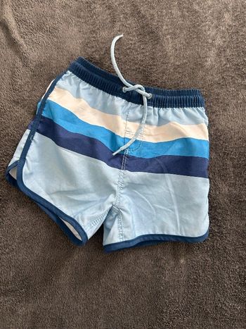 Short de bain bleu