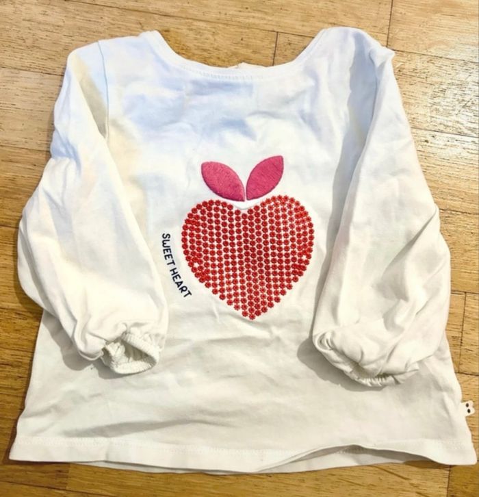 7 tops manches longues bébé fille - 12 mois - photo numéro 5