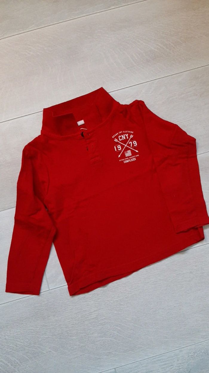 Polo manches longues