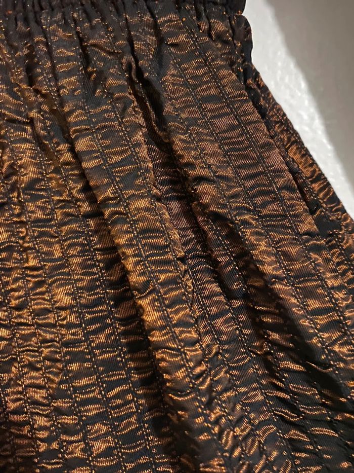 Magnifique combinaison vintage mordoré bronze 34 - photo numéro 3