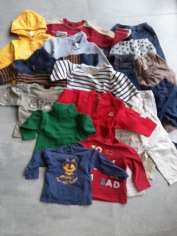 Lot vêtements hiver et mi saison 12 mois