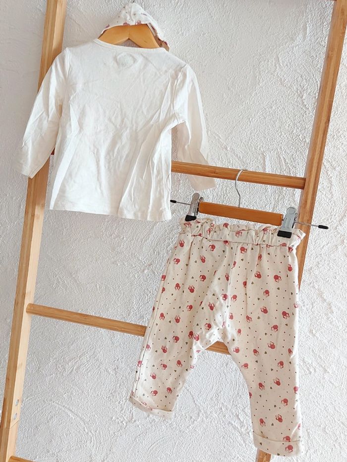 Ensemble 3 pièces minnie 9 mois neuf 🏷 - photo numéro 7