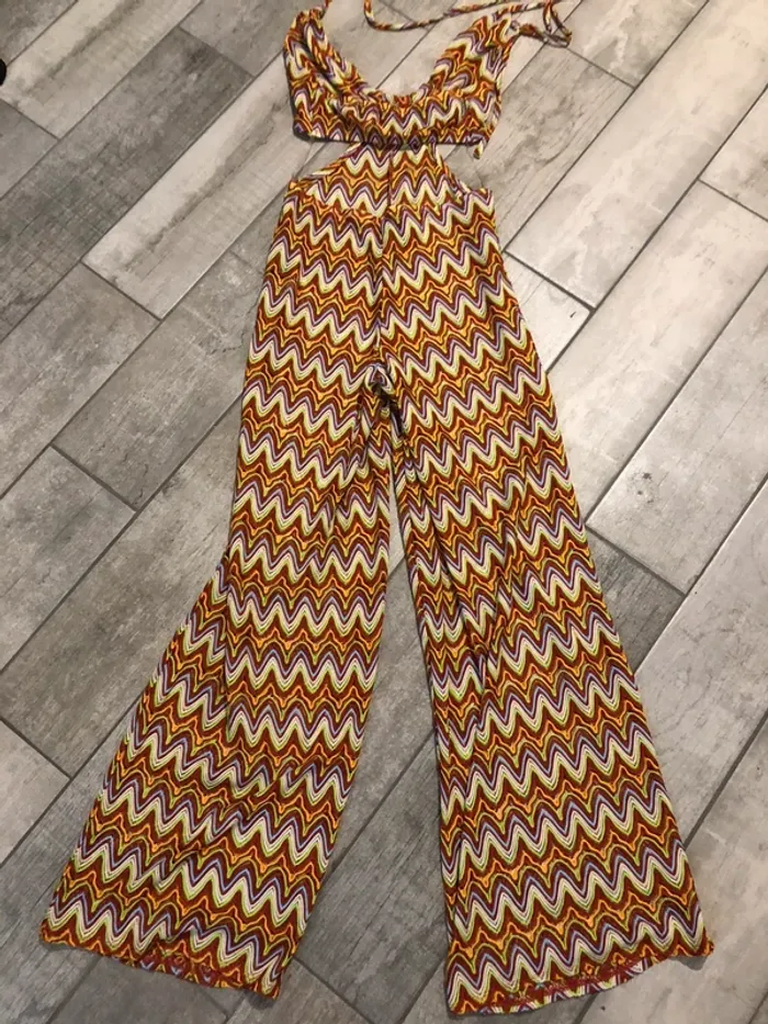Combinaison crochet zigzag Undiz TBE Taille XS - photo numéro 2