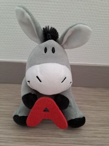 Peluche A l'âne de la collection de l'alphabet 
