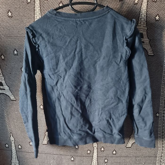 Sweat marine avec hibou pailleté 12ans - photo numéro 4