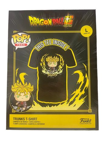 T-Shirt Funko Pop Dragon Ball Super Trunks T-Shirt taille L neuf