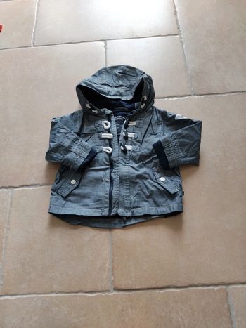 Manteau mi saison style marin 12 mois