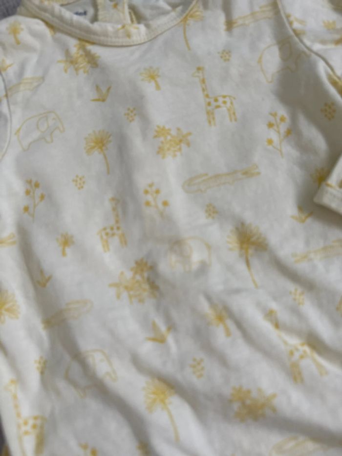 Grenouillère légère jaune - photo numéro 2