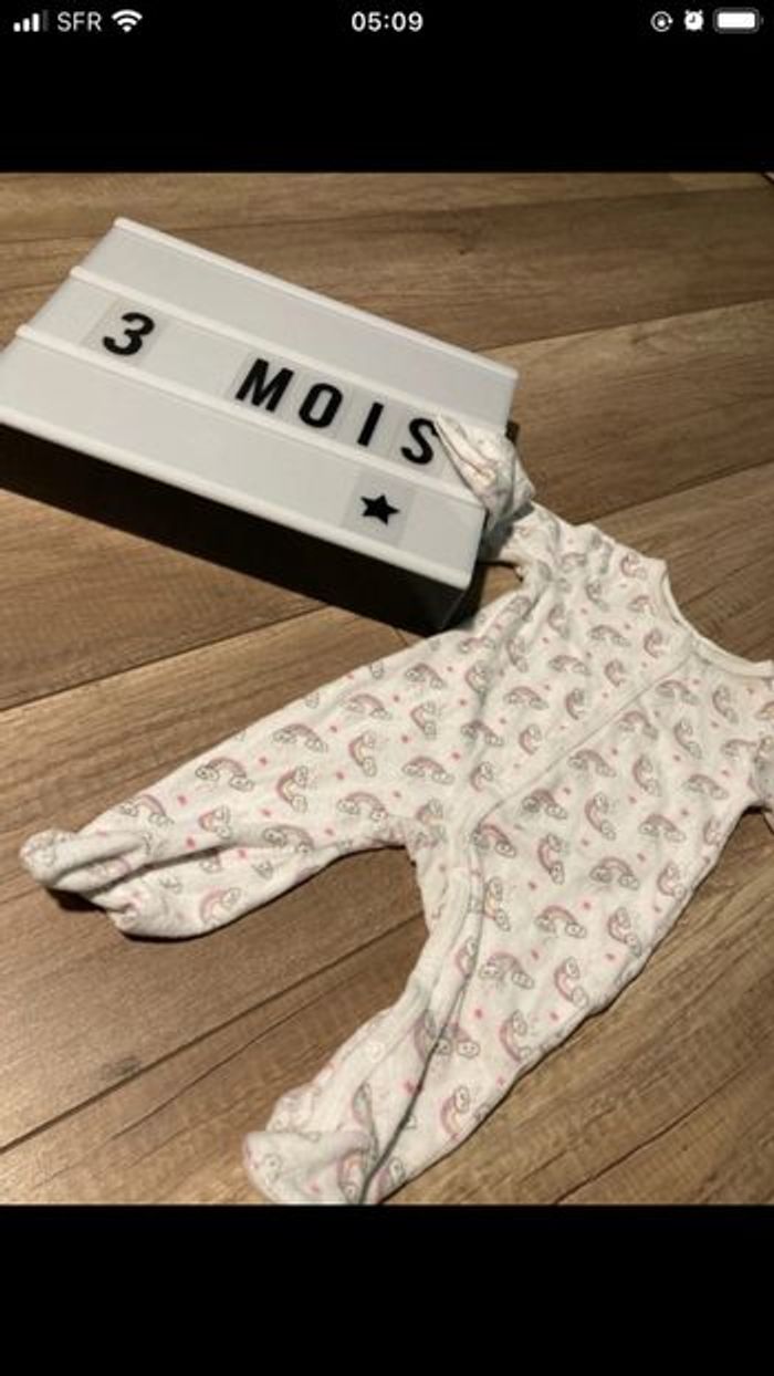 Pyjama arc en ciel