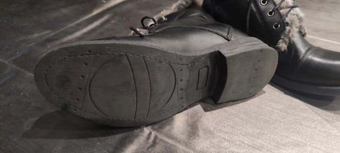 Bottines cuir et fourrure - photo numéro 3
