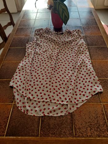 Blouse tunique sans manche