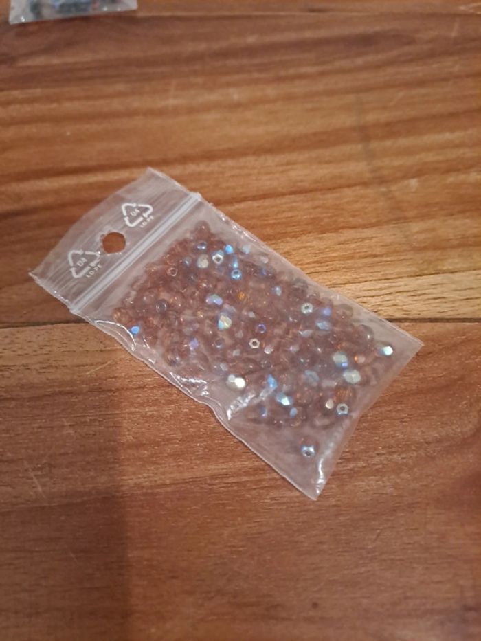 Perles marron reflets - photo numéro 2