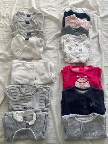 Lots vêtements bébé 0 mois