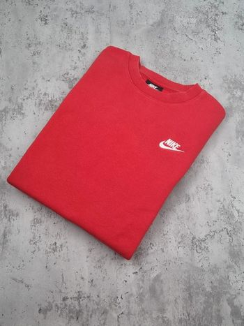 Sweat Nike rouge logo blanc – Taille XS Hommes