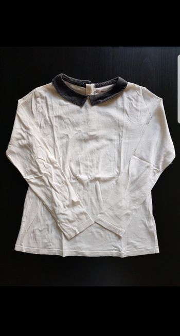 Tee-shirt col Claudine ML enfant fille 8 ans