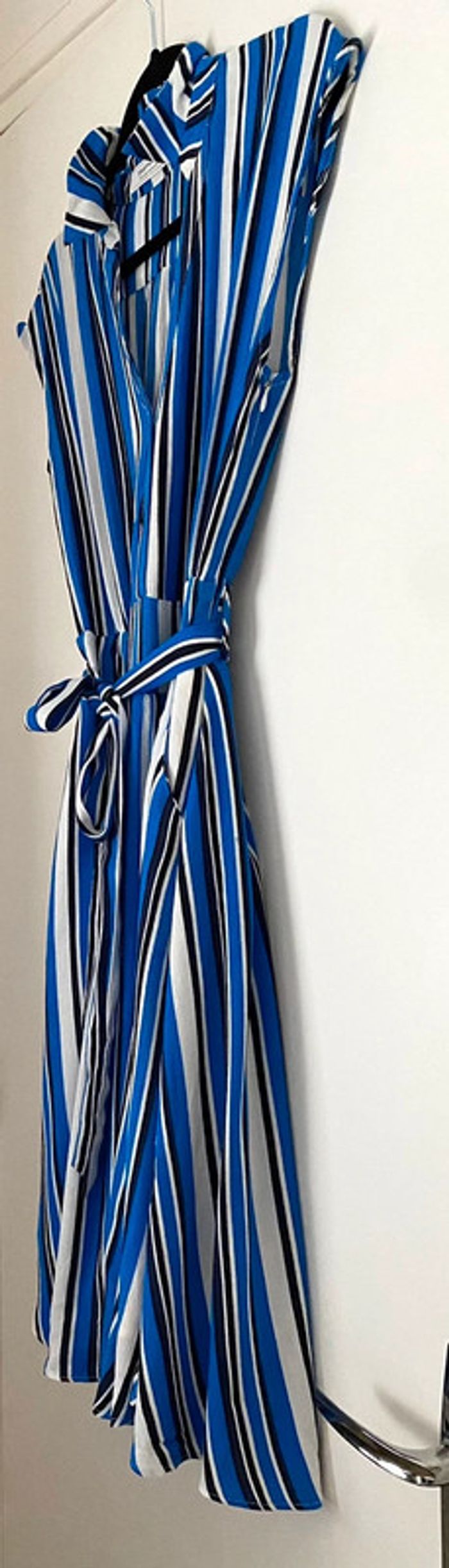 Robe Évasée A Rayures Avec Ceinture Taille 38 - photo numéro 5