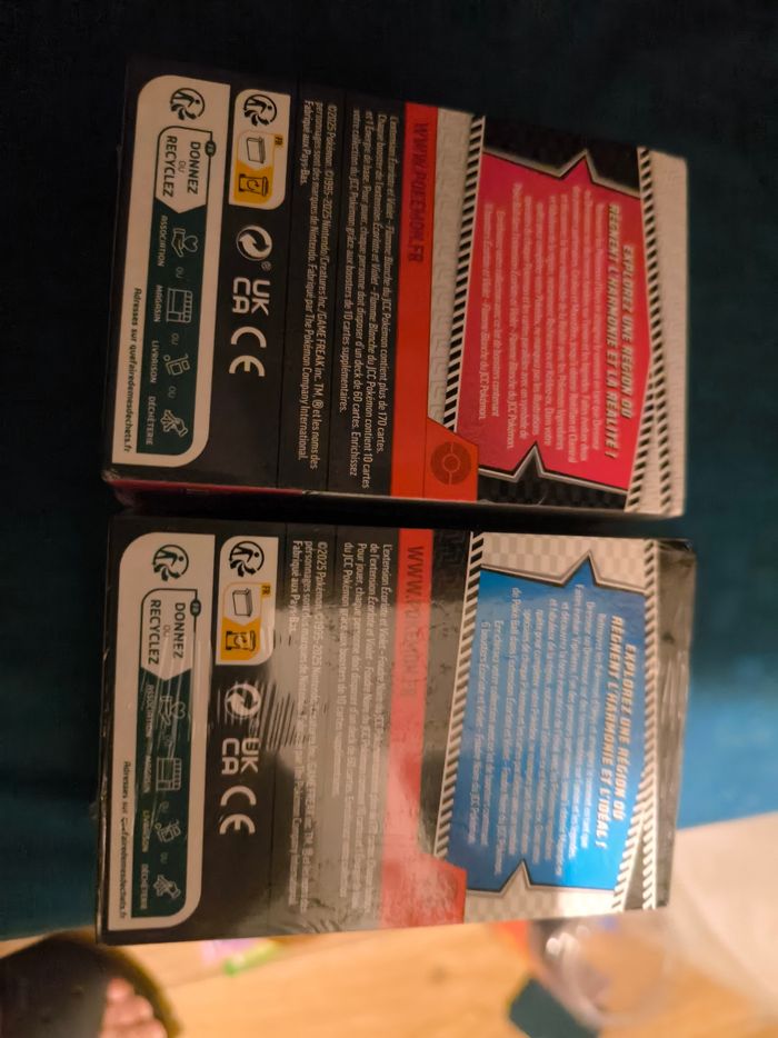 Coffret lot de 6 booster écarlate et violet foudre noire blanche Pokémon AB prix ferme - photo numéro 3