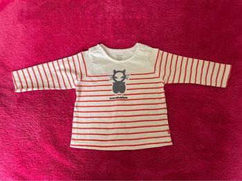 T-shirt manches longues Obaïbi 12 mois - 74 cm